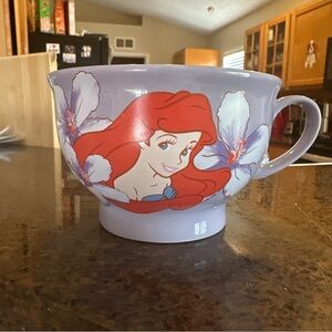 Disney Ariel Lavender porcelain Mug with butterfly Accents